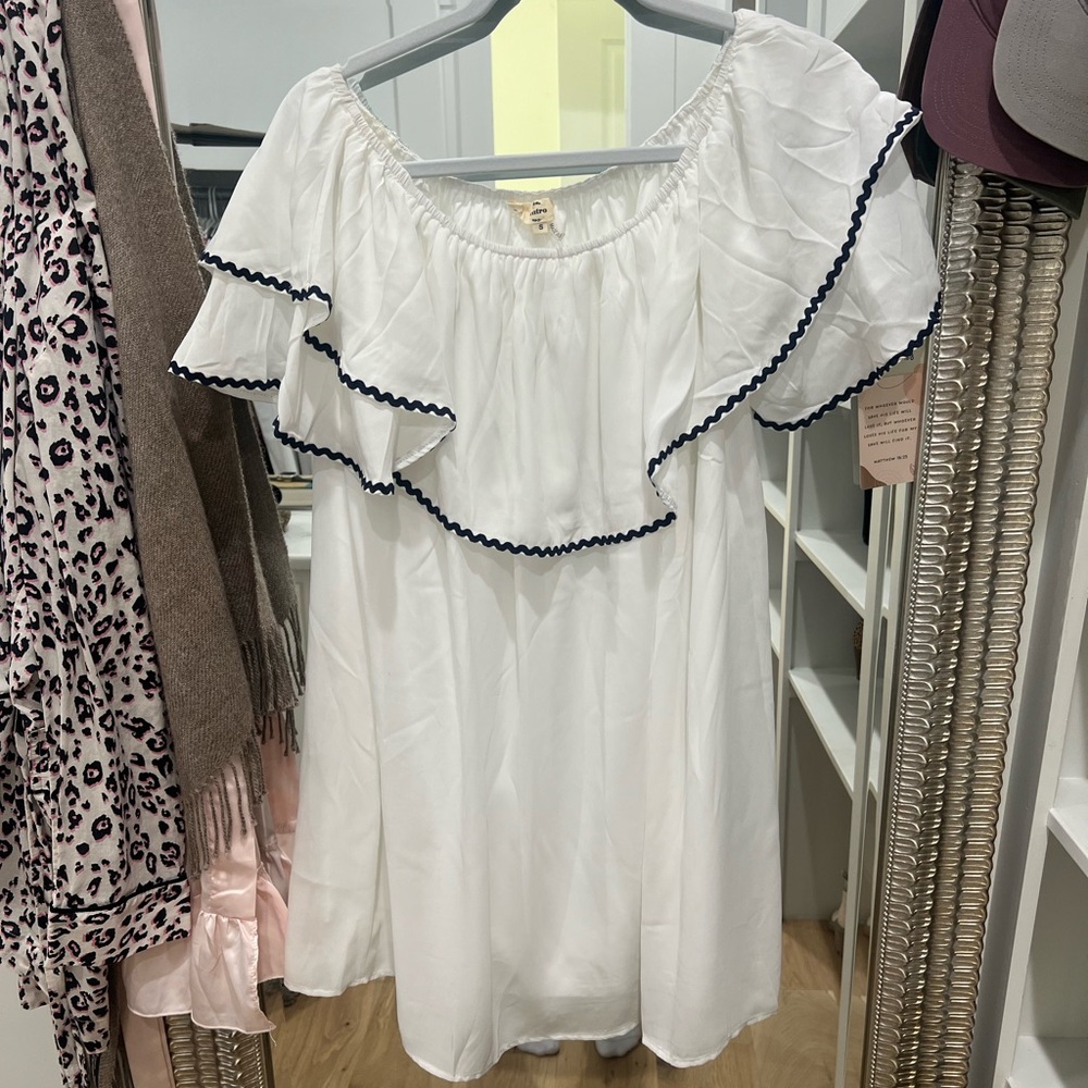 White off the shoulder dress